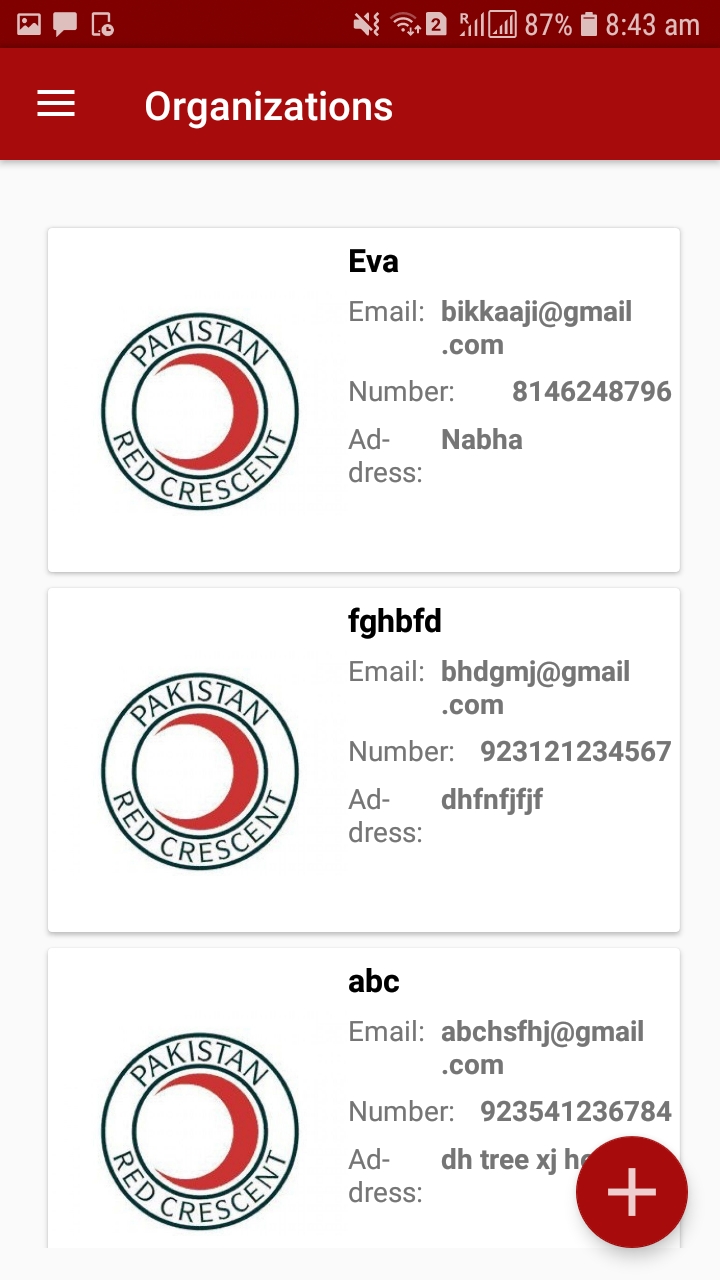 Organization Newsfeed